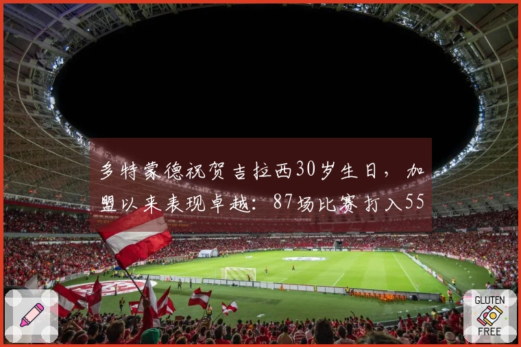多特蒙德祝贺吉拉西30岁生日，加盟以来表现卓越：87场比赛打入55球助攻15次